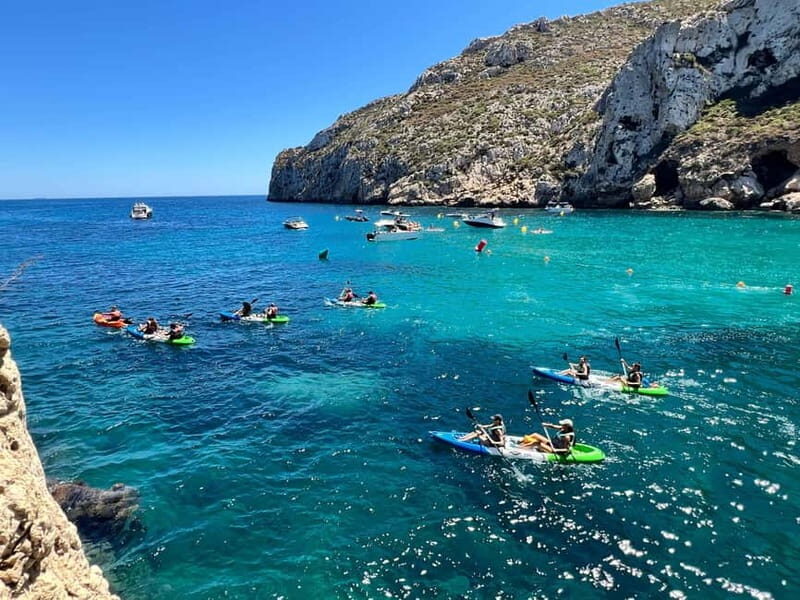 Kayak Granadella Excursión Guiada en Cuevas y Cala en Caló - Experience the Beauty of the Costa de Jávea with a Guided Kayak Tour