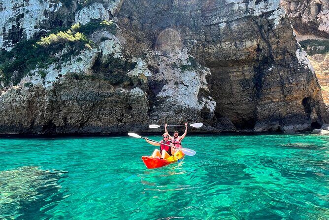 Kayak Paradise: Cala Portixol Snorkel, Cave & Cliff Jumping Tour - Practical Tips for Travelers