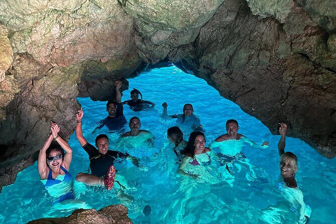 Kayak route through Cala Granadella - Key Points