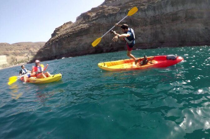 Kayak & Snorkeling Tour in Caves in Mogan - Key Points