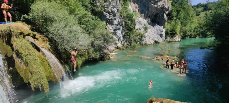 Kayaking Mreznica Waterfalls in Natural Monument - The True Value of the Tour