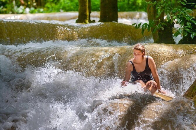 Kayaking Nam Khan river and Tad Sae Waterfal Luang Prabang tour - Key Points