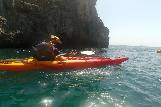 Kayaking&Snorkeling in Amalfi Coast, Maiori, Sea caves and beach - Key Points