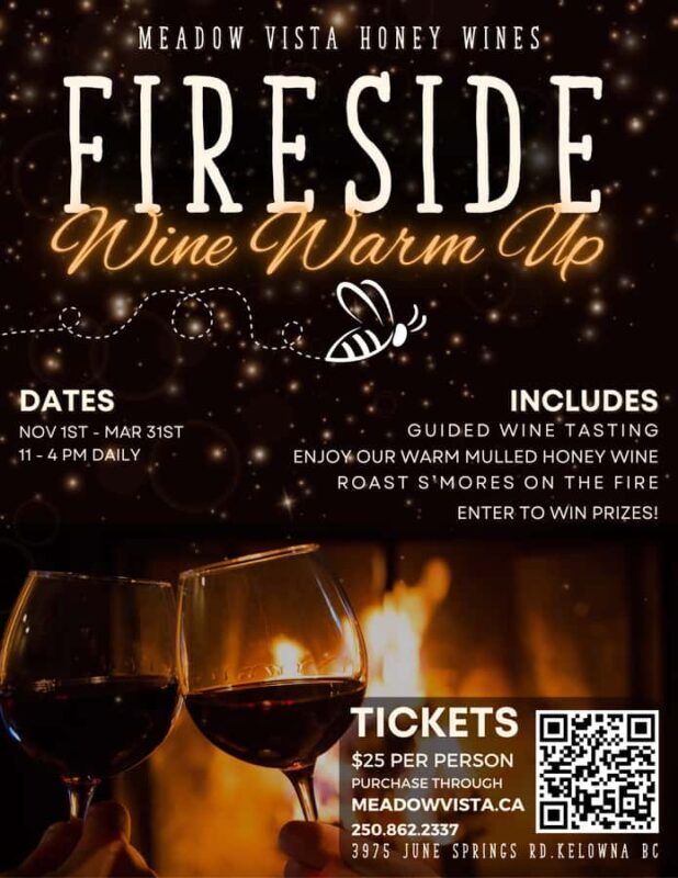 Kelowna Fireside Warm-Up: Wine Tasting, Smores & Mulled Wine - Key Points