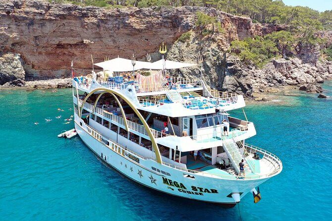 Kemer Mega Star Boat Trip With Hotel Transfer and Lunch - Exploring the Itinerary in Detail