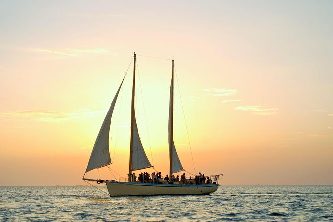 Key West Small-Group Sunset Sail with Wine and Hors d'oeuvres - Key Points