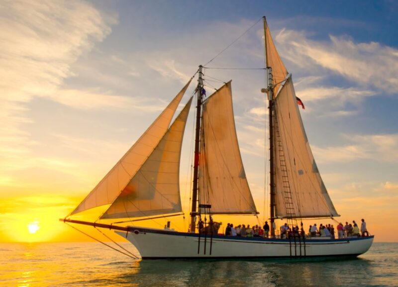Key West: Windjammer Champagne Sunset Sail - An Authentic Sunset Sail from Key West