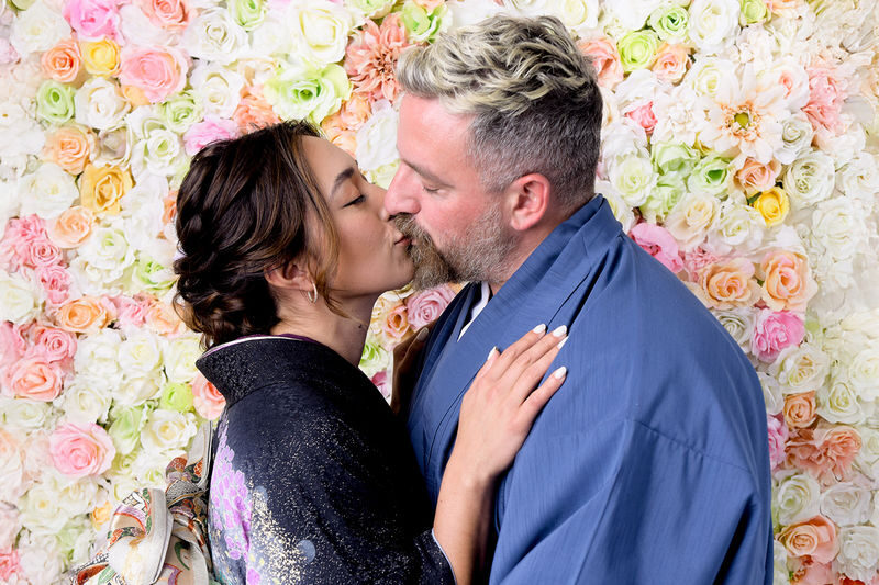 Kimono Photo Shoot Studio Nolls (Osaka) - The studio shoot: a useful choice in Osaka heat