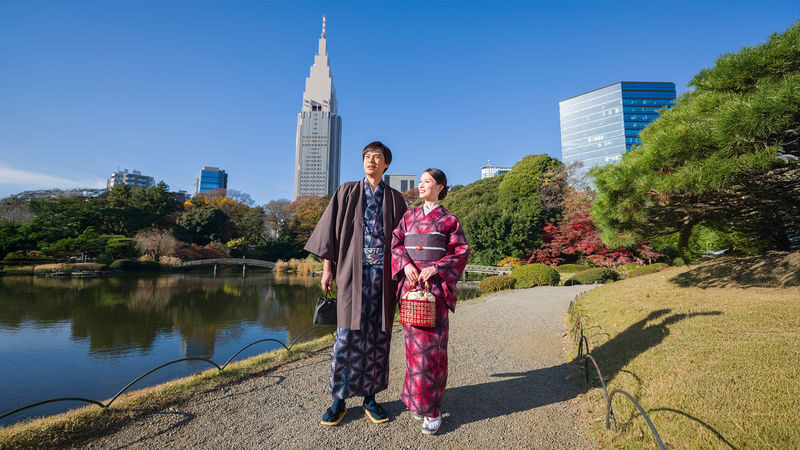 Kimono Rental inside Shinjuku Gyoen National Garden: KOUICHI STORE - Key points before you book