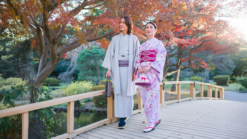 Kimono Rental inside Shinjuku Gyoen National Garden: KOUICHI STORE - A tea house as your dressing room