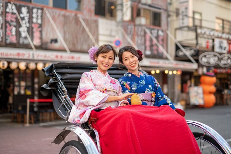 Kimono Rental (Provided by Kimono Botan) - Timing, comfort and the return trip