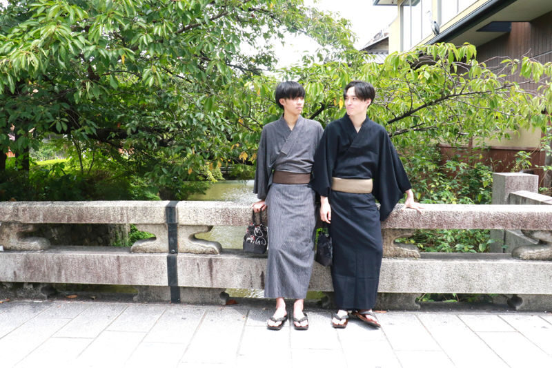 Kimono Rental (Provided by Wargo Osaka Shinsaibashi Store) - Taking your kimono out to Dotonbori