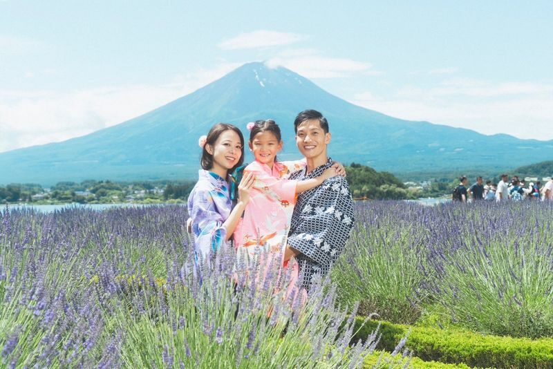 Kimono Rental (Yamanashi/Mount Fuji area, provided by KIMONO MEGUFUJI) - What the starting price buys