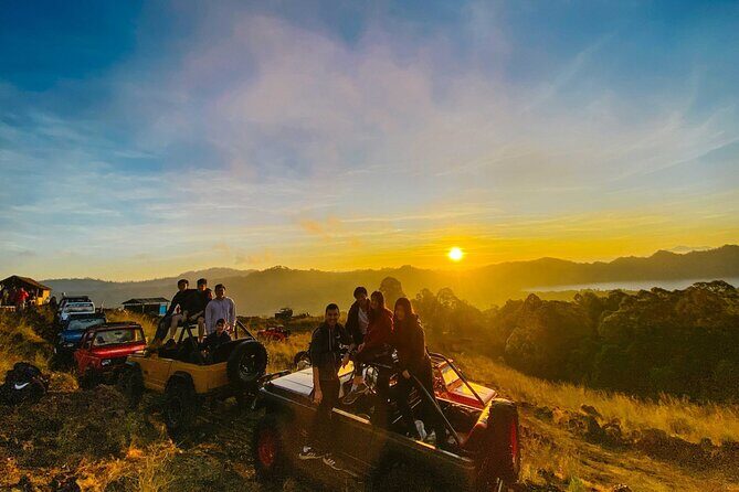 Kintamani Black Lava Sunrise Jeep Adventure with Temple in Bali - Key Points
