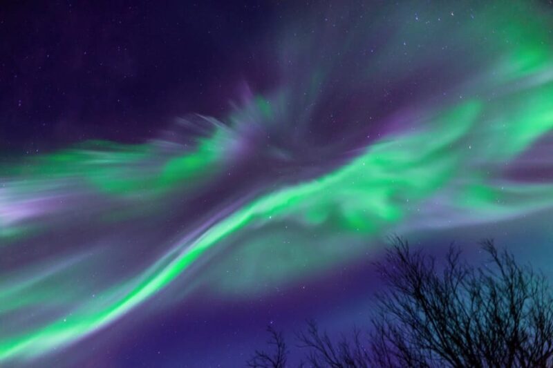 Kiruna: Northern Lights Minivan Chase with Warm Drink - The Journey to the Lights