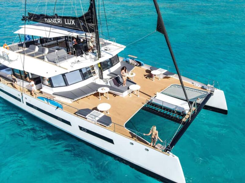 Kissamos: Afternoon Luxury Catamaran to Balos & Refreshments - Balos Lagoon Stop