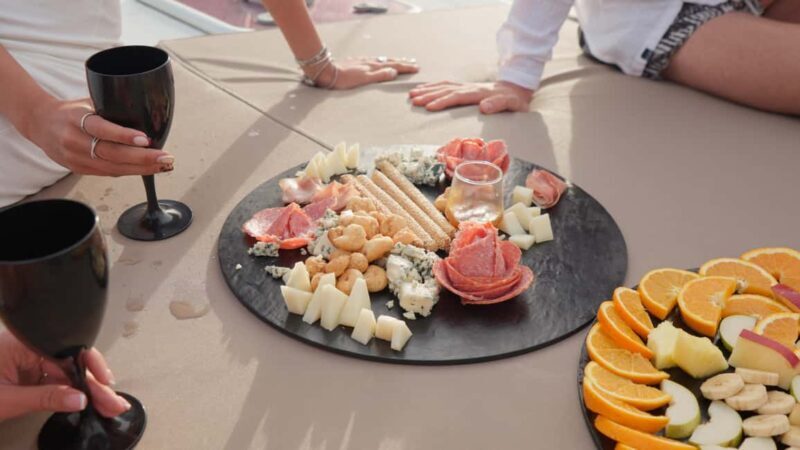 Kissamos: Balos Lagoon Sunset Cruise with Swimming & Snacks - The Food and Drinks