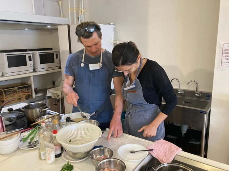 Kitsune(fox) udon and seasoned rice in Kyoto - Discover the Flavors of Osaka with a Kyoto Cooking Class