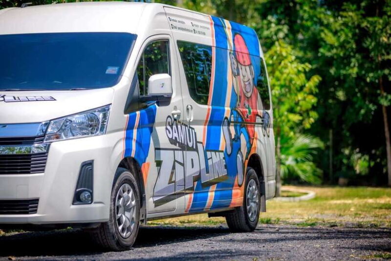 Koh Samui: Samui Zipline Adventure with Transfer service - The Itinerary in Detail