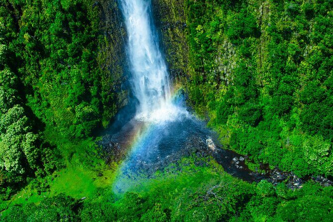 Kohala Coast Volcano Waterfalls-90 Min Heli Tour-Doors Off or On - Key Points