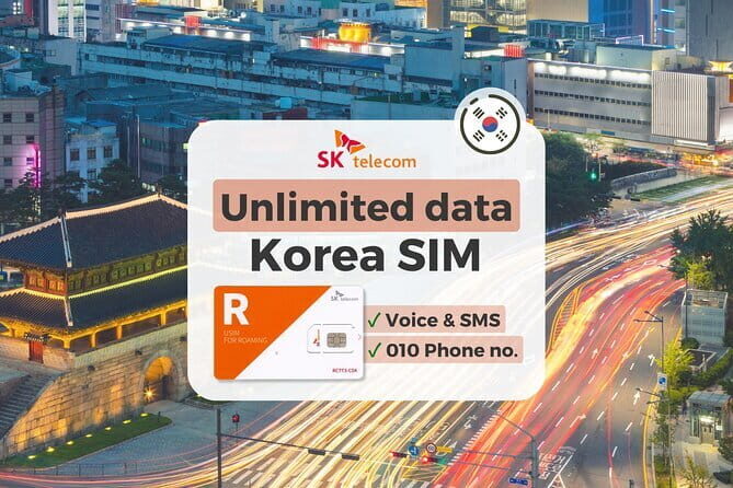 Korea SIM Card with KT Unlimited Data Pick-up at Airport - What’s Included & What’s Not