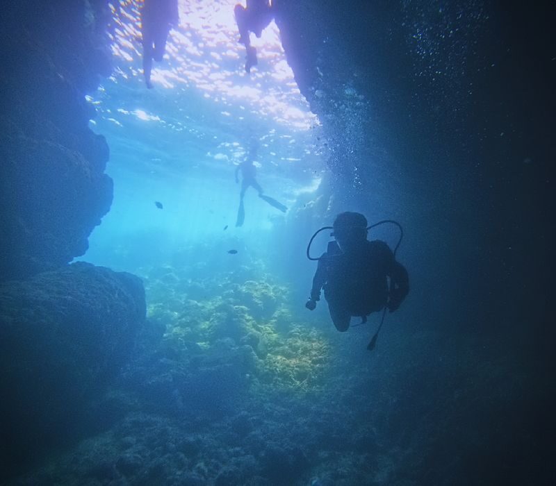 Korean Support: Okinawa Blue Cave Boat Experience Diving (Free Photo Shoot/No License Required) - Weather, alternative sites, and the limits of the promise
