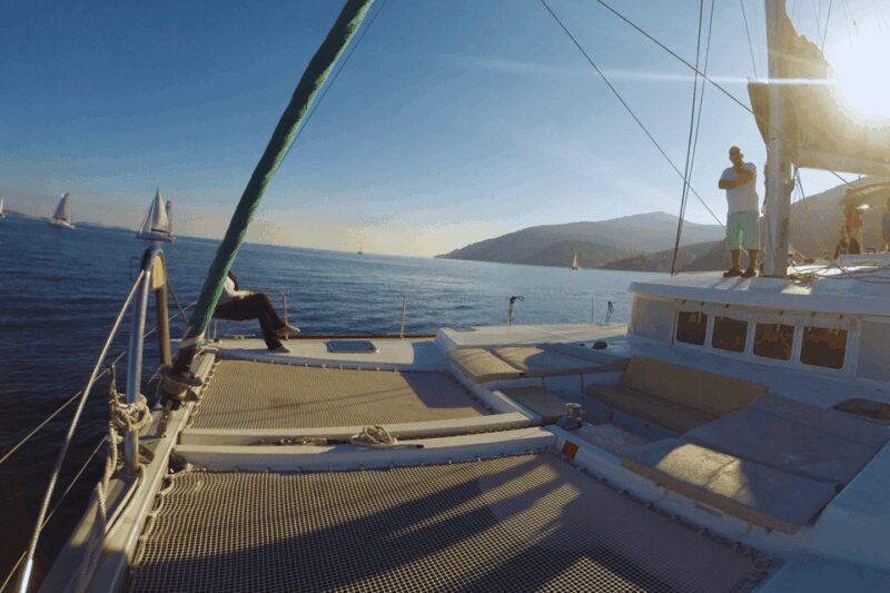 KOS: Catamaran Day Cruise  Swim, Snorkel, Food & Drinks! - Key Points