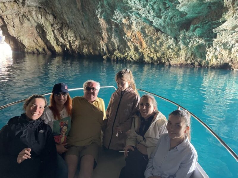 Kotor: Boat Cruise with Blue Cave Swim and Submarine Base - Key Points