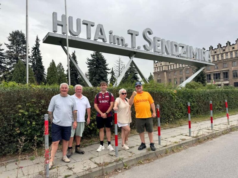 Krakow: Communist Tour City Sightseeing Nowa Huta E Golf Car - Key Points