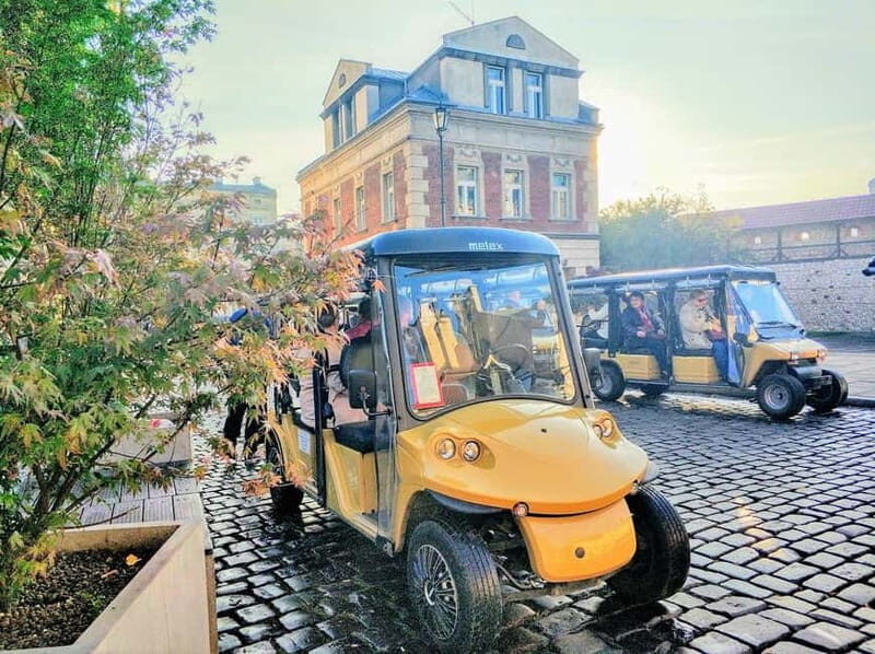 Krakow: Jewish Quarter and Ghetto Sightseeing Golf Cart Tour - Itinerary Breakdown