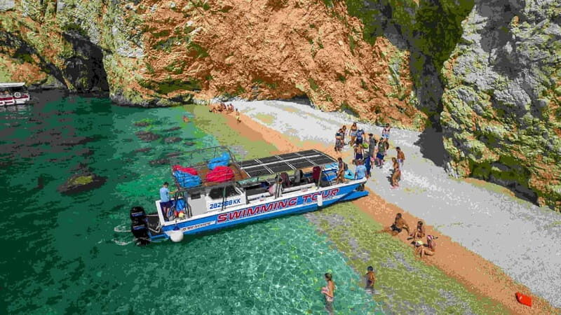 Krk: Swimming and snorkeling tour on Golden Bay - Key Points