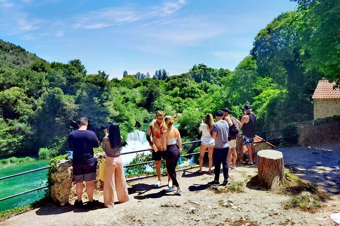 Krka National Park Tour with tour Guide & Wine tasting from Split & Trogir - Arriving at Krka National Park: Skradinski Buk