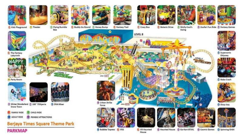 Kuala Lumpur: Berjaya Times Square Theme Park Entry Ticket - The Sum Up