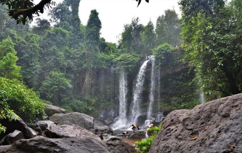 Kulen Waterfall: Rise and Shine with Cliff, Village w/ Guide - Key Points