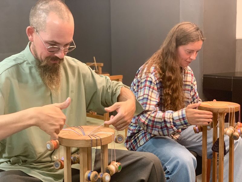 Kumihimo Workshop at a Historic 370-Year-Old Braiding Shop in Tokyo - A working craft house, not just a classroom