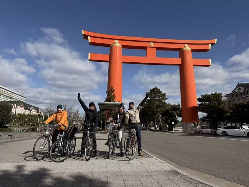 Kyoto 10 Shrines Half-Day Small Group Cycling Tour - Ten shrines, one moving overview of Kyoto