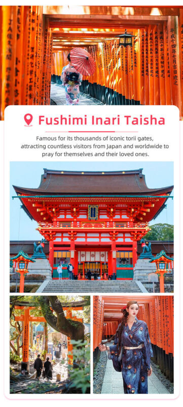 Kyoto and Nara Small Group 1-Day Tour: Nara Park Cute Deer, Kiyomizu-dera Temple, Fushimi Inari Taisha (Optional Hotel Pickup/Private Charter) - Fushimi Inari: walk beneath the vermilion gates