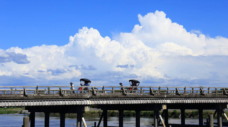 Kyoto Arashiyama Rickshaw Tour - Togetsukyo Bridge, river and mountain views
