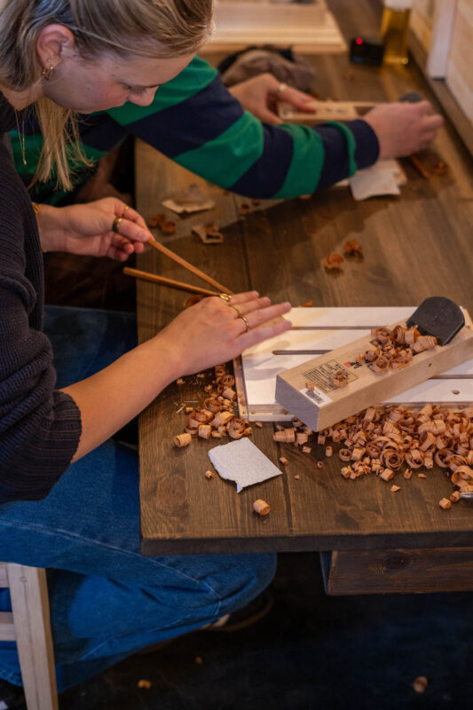 Kyoto: Gion Make Your Own Chopsticks with Engraving Option - One hour, with flexible start times