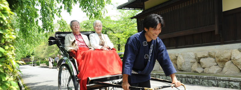 Kyoto Higashiyama Rickshaw Tour - Higashiyama from a rickshaw seat
