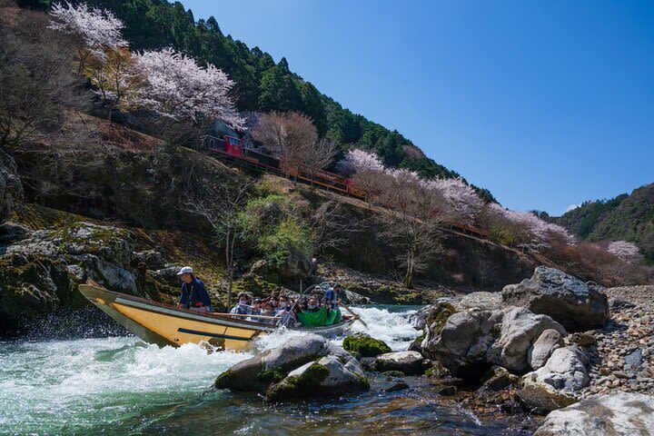 Kyoto Hozugawa River Boat Sagano Romantic Train Tour - Arashiyama after the rides