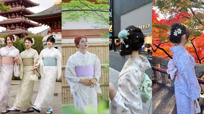 Kyoto Kimono Rental Experience (Optional Exquisite Hair Styling/Japanese Makeup/Photography) (Ookini Kiyomizu-dera Main Store) - Choosing a kimono without upgrade fatigue