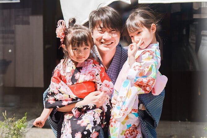 Kyoto Kimono Rental mimosa for Families - Key Points