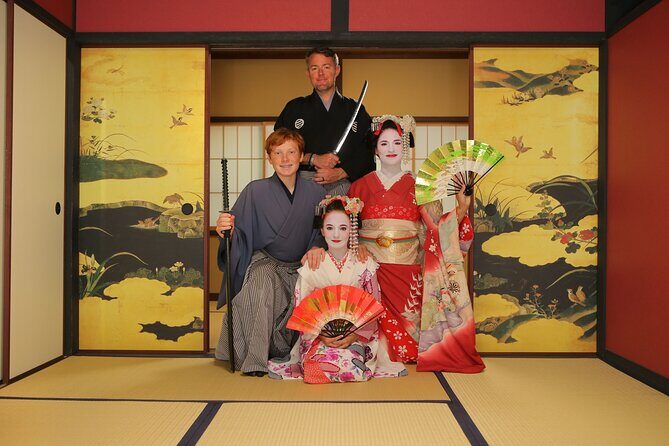 Kyoto Kiyomizudera Temple Family Plan Maiko and Samurai - Key Points