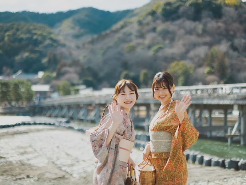 Kyoto Premium Silk Kimono Rental - Authentic Experience with Full-Set & Hair Styling - Choosing a kimono at the Karasuma shop