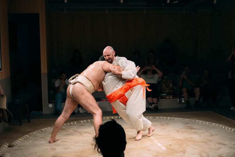 Kyoto: Sumo Experience (with Live Show & Audience Challenge) - Who will enjoy the ring-side format