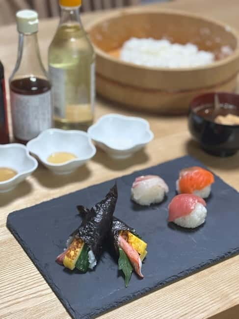 Kyoto Sushi Workshop: Make 5 Types + Red Miso Soup - Who Will Love This?