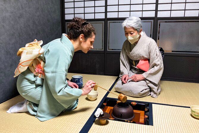 KYOTO Tea Ceremony with kimono near by Imamiya Jinjya Shrine - Frequently Asked Questions