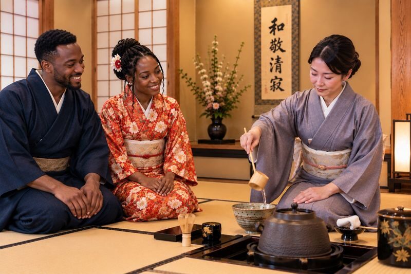 Kyoto Traditional Kimono & Matcha Tea Ceremony - Dressing for the Tea Room