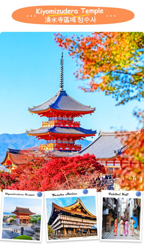 Kyoto Wafuu Journey: Kinkaku-ji & Kiyomizu-dera & Fushimi Inari-taisha Day Trip | Departure from Osaka/Kyoto - What the price covers, and what it does not